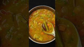 Tasty Sambar Recipe | Drumstick Brinjal Sambar Recipe | Traditional Sambar Recipe | Veg Curry Recipe