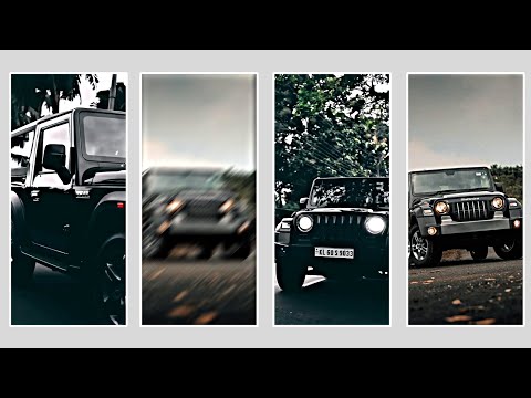 🚘✨Alightmotion new trending videos #thar #jeep #tharlover #alightmotion