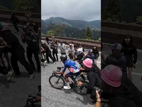 Cycling fans at Tour de Langkawi 2023. Genting Highland stage.