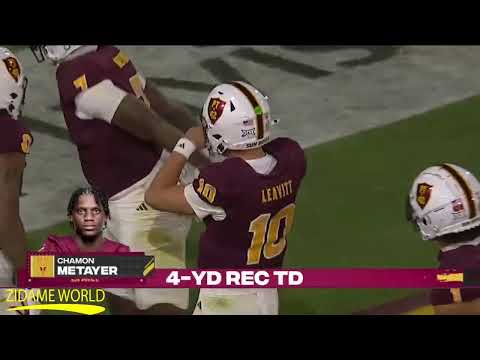 Sam Leavitt's 3 TD passes help Arizona State beat UCF 35 31