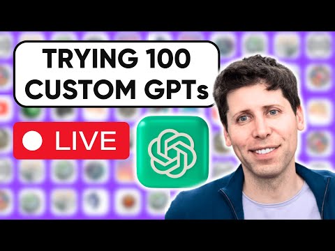 🔴LIVE! Top 100 Custom GPTs Honest Review