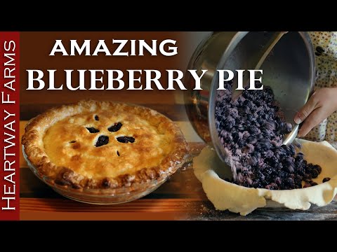 How to make Blueberry Pie | Delicious Farmhouse Pie Recipe