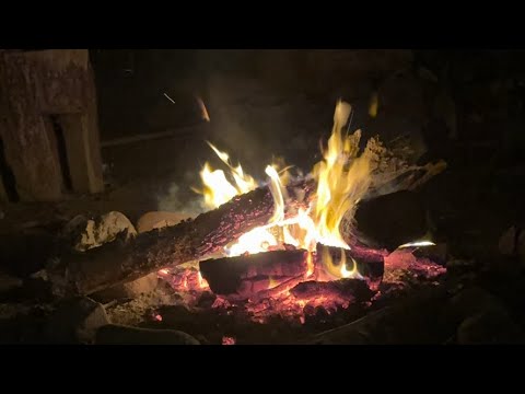 Sitting by the bonfire 🔥