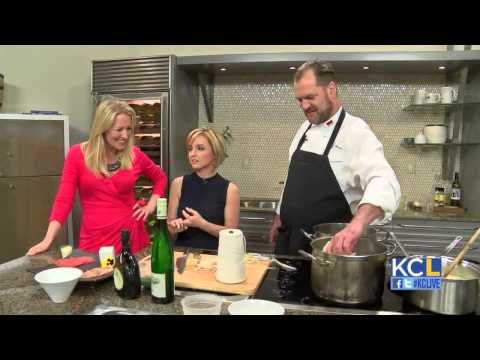 Making White Asparagus Soup on Kansas City Live