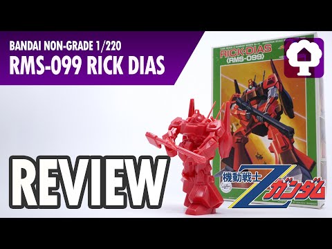 Bandai Non-grade 1/220 Rick Dias Review - Hobby Clubhouse | Z Gundam Model and Gunpla Review