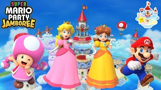 Super Mario Party Jamboree - Toadette vs Peach vs Daisy vs Mario - Mario's Rainbow Castle