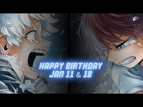 Happy Birthday Shoto Todoroki & Touya Todoroki (How You Like That) edit