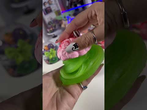 Halloween slimes 👻 #slime #asmr #freeproduct