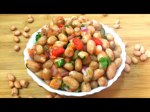 బెస్ట్ హెల్తీ స్నాక్ రెసిపీ పల్లి చాట్| Masala Peanut Recipe| Peanut Chat Recipe|Palli chat Recipe