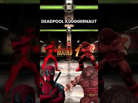 DEADPOOL vs JUGGERNAUT #cercadevelho #deadpool #juggernaut #fy #shorts