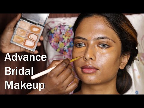 Summer Bridal Makeup Tutorial/ Makeup Tutorial For Beginners/ Spot Light Eyemakeup/ Halo Eyemakeup