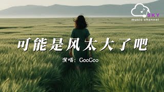 可能是風太大了吧 - GooGoo『可能是風太大了吧，眼淚才會止不住的流』【動態歌詞】