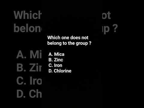 odd one out mcqs question