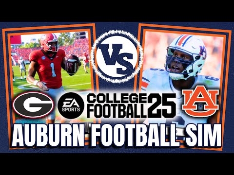 Auburn vs. Georgia Simulation | Week 6 | COLLEGE FOOTBALL 25