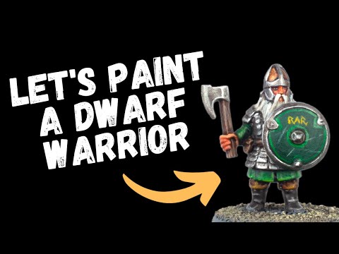 How to paint a Dwarf Warrior for The Lord of the Rings Middle Earth SBG