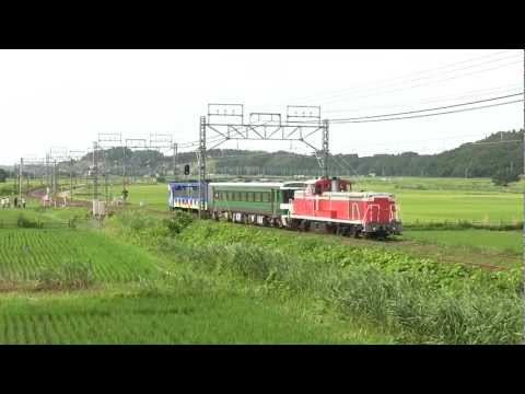 アンパンマントロッコ 総武本線試運転 DE10-1202牽引 2012/6/24