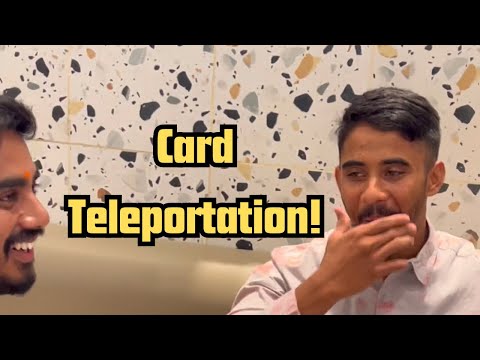 Card Teleportation! ✨