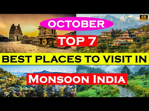 7 Best Places To Visit In October In India | Monsoon Places #october