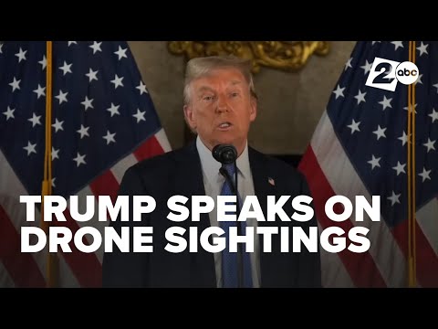 Trump weighs in on increased drone sightings