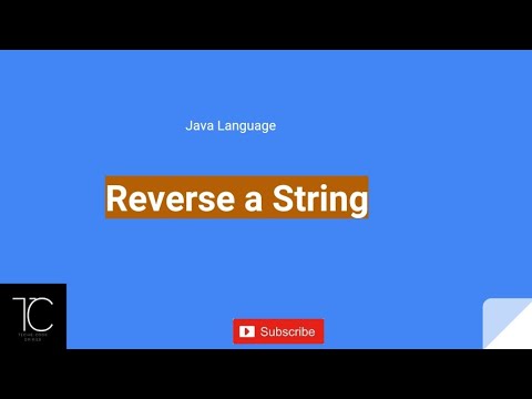 3.Reverse String Program in Java