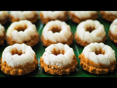 Steamed Sponge Cake with Palm Sugar | Puteri Ayu | Foodpassionical #recipe