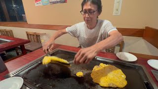 娘夫婦とお好み焼きかわ本長府店行ってきた　2024.6.24