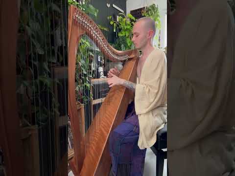 Deep Relaxation & A Moment Of Peace - Celtic Harp Mini Meditation #shorts