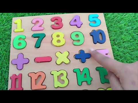 Counting 1 to 20 l Let's Count from 1 to 10 & Play With Puzzle Shapes l Learn Number Names