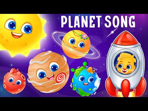 Planet Song | Planets For Kindergarten | Learn About The Solar System | RV AppStudios