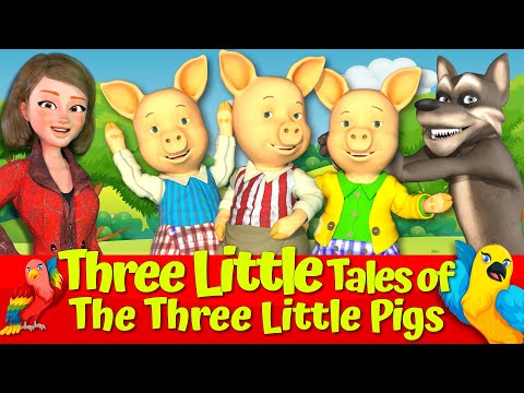 The Three Little Pigs And The Big Bad Wolf 🐷🐺| English Fairytales & Kids Songs For Kids🌟