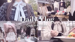 [vlog] Working otaku winter shopping at Lumine🛍 | My rules | Cute cafés & perfect outfit👗🎀