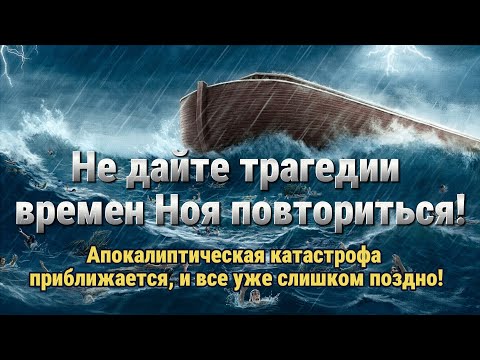 Не дайте трагедии времен Ноя повториться!