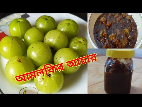 আমলকির আচার এর রেসিপি ।Amlokir Achar Reciepe  ।