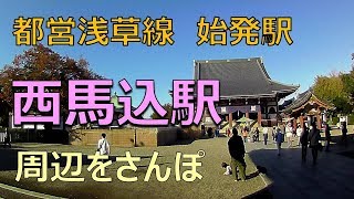 【実況街散歩】 2017年の西馬込駅さんぽ  Walking around Nishimagome Station