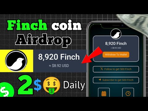 Finch Coin Airdrop | Finch Coin Airdrop Withdraw Process | Finch Coin Sale Process