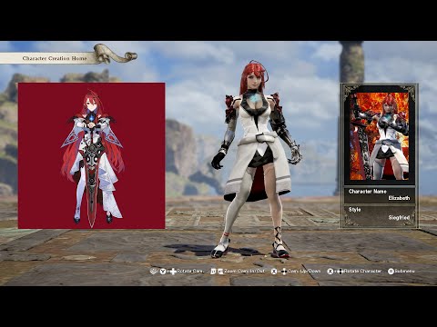 SoulCalibur 6; Elizabeth Rose Bloodflame (Hololive) custom character video guide by Zeno XC