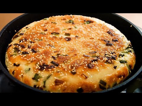 Make Thick Scallion Bread in a Pan