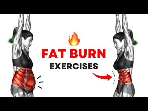 Lose belly fat In 7 Days and Side Fat Burning Exercises (Lower Stomach Fat Workout)