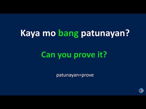 40 MINUTE TAGALOG ENGLISH SPEAKING PRACTICE (100 TAGALOG QUESTIONS USING “BA”)