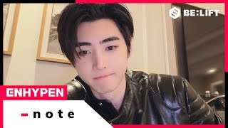 [-note] 240818 SUNGHOON - ENHYPEN (엔하이픈)