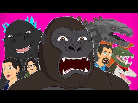 ♪ GODZILLA VS KONG THE MUSICAL REMIX - Animated Song