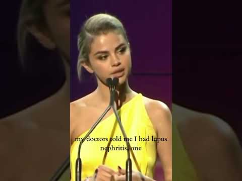 Selena Gomez Spoke about her Lupus Disease.