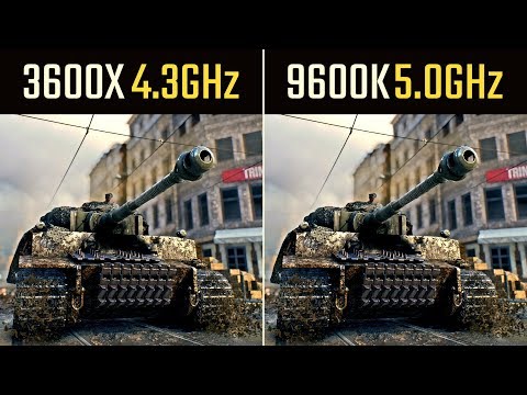 Ryzen 3600x vs. i5 9600K (9 Games)