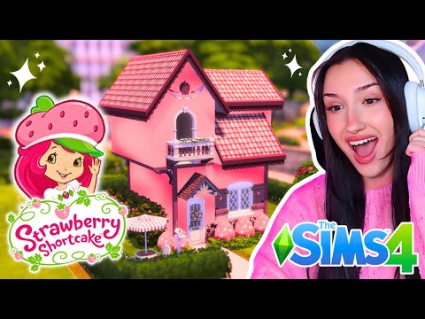 Building a TINY HOME for Strawberry Shortcake in The Sims 4