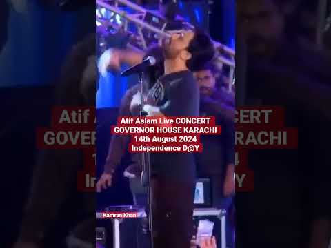 Atif Aslam Live Concert at Governor House Karachi#atifaslam  #kamrankhantessori #14thaugust2024