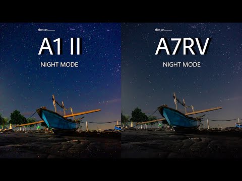 The New Sony ALPHA 1 Mark II VS Sony A7RV | NIGHT MODE | Camera Test