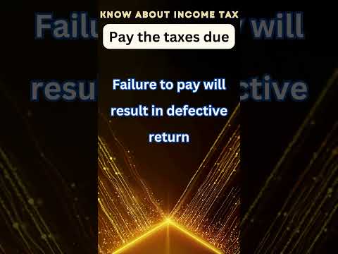 Pay taxes due | #incometax #taxpayment #itr #itrfiling #charteredaccountant