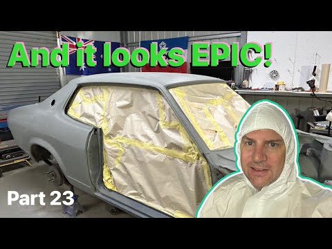 Two door classic car gets attacked by an Aussie in a white suit - Galant Hardtop EP23