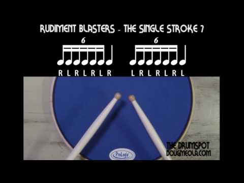 The Single Stroke 7 Drum Rudiment