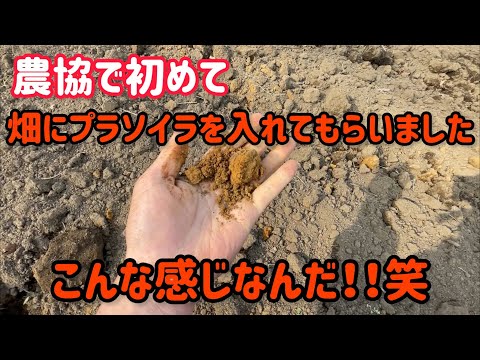 1反でいくらくらい？水捌けの悪い畑に初めてプラソイラを入れてもらいました